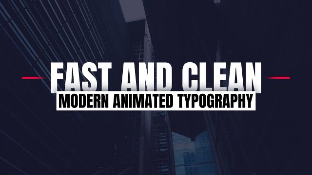 Narrow Title with Accent Rules Fast Clean Typography for Premiere Pro