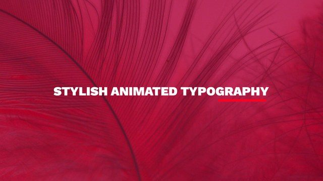 Ultra Clean Free 4K Motion Typography After Effects Template for Stylish Videos