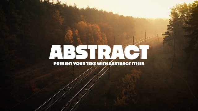 Big Text Presets for After Effects
