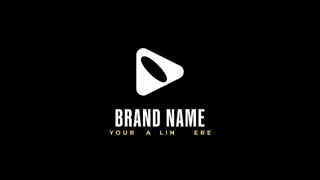 Stacked Title Glitch Logo Animation with Slogan MOGRT for Premiere Pro