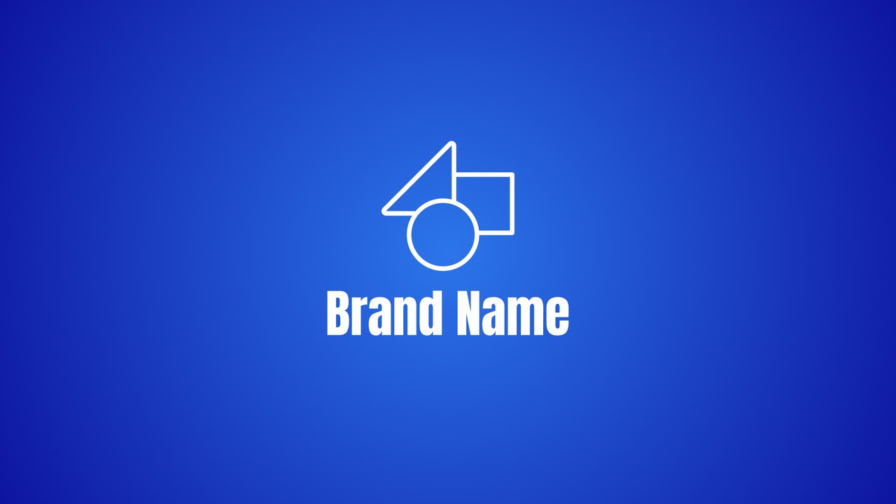 Blue Stage Line Over Logo Intro Premiere Pro MOGRT