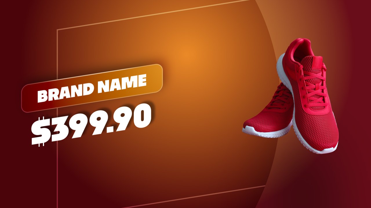 Cyber Monday Brand Sneaker Copper Wide Premiere Pro MOGRT