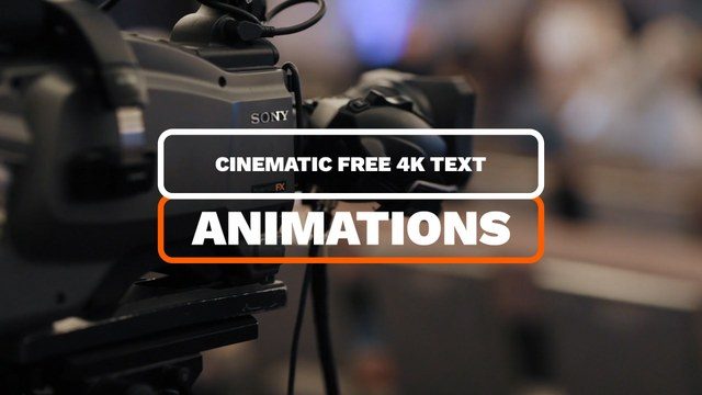 Cinematic Free 4K Text Animations After Effects Template for Movie Trailers