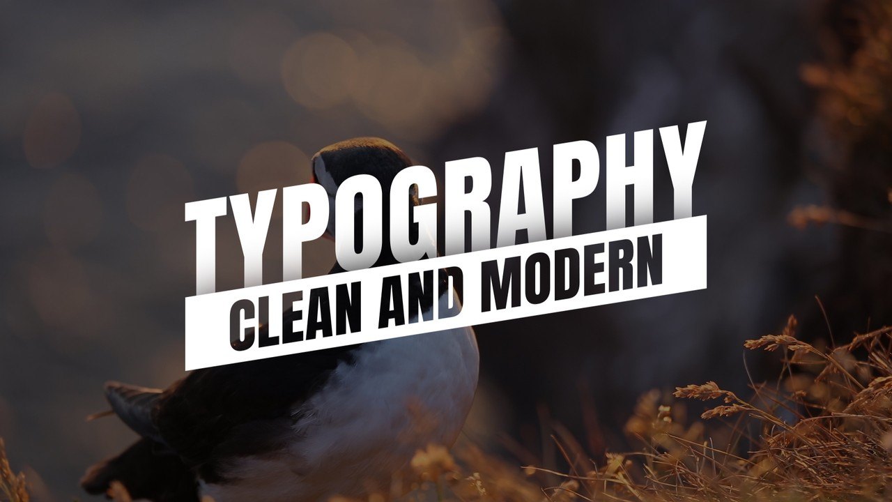 Playful Bold Word Animated Title featuring Strip Line Premiere Pro MOGRT