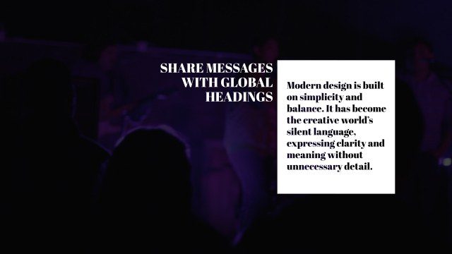 Global Headings Free Premiere Pro Text Animation Template for Universal Titles
