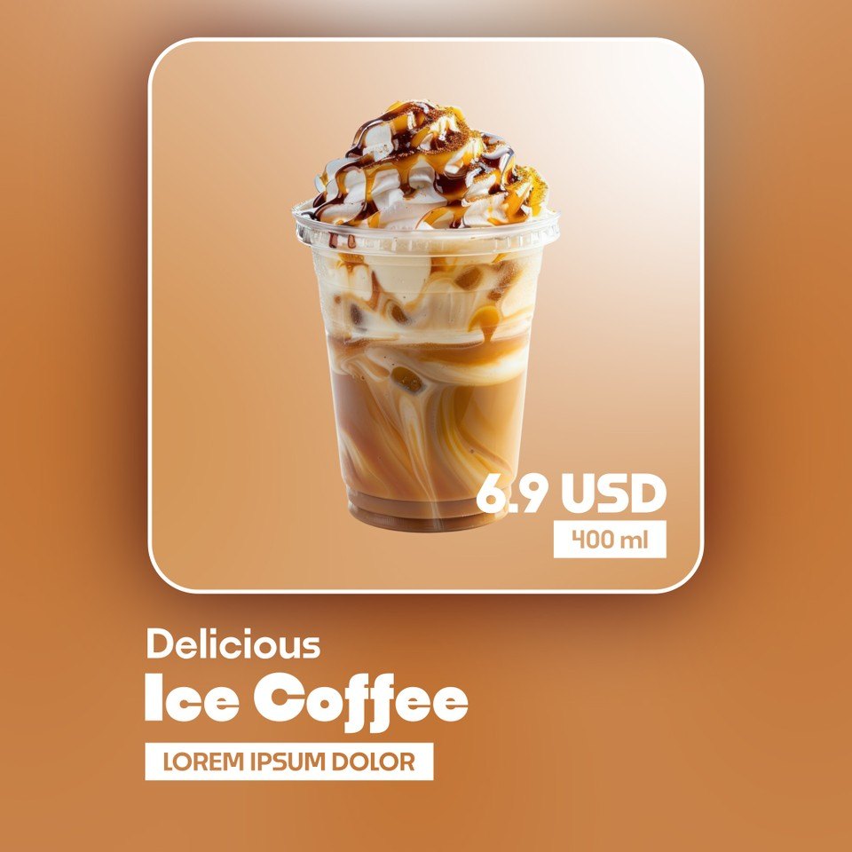 Square Product Offer Post on a Bronze Frosted Tile Premiere Pro MOGRT