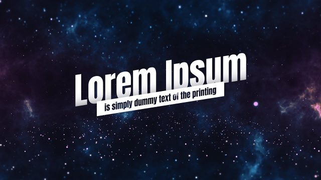 Slanted Lowercase Caption Headline Kinetic Titles for After Effects
