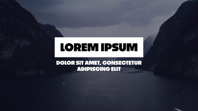 White Plate Titles and Copy Clean Modern Typography Premiere Pro Template