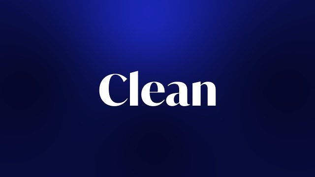 Serif Word Reveal Animation in a Midnight Spotlight After Effects Template