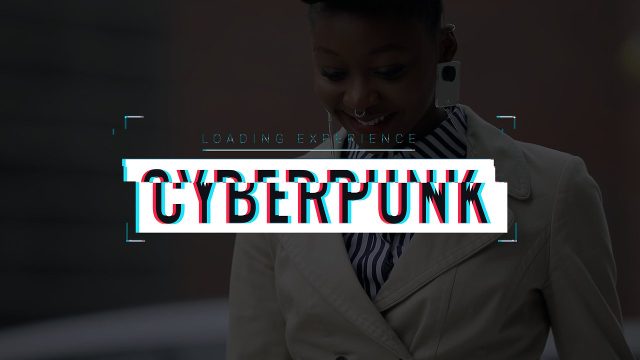 Dynamic Text and Dark Digital Glitch Titles 4K in After Effects
