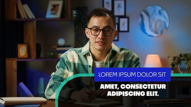 Colorful Lower Third Template