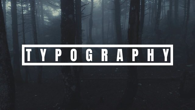 Tracked Frame Word Typography Animations Premiere Pro MOGRT