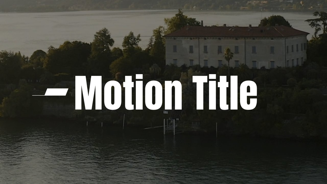 Dash Accent Title Case Text Animations for Corporate Videos Premiere Pro MOGRT