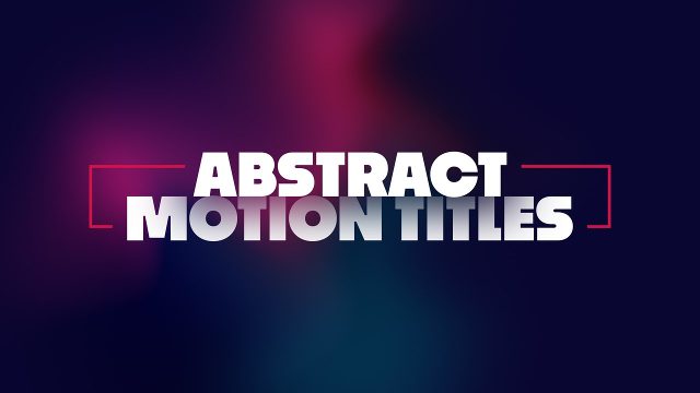 Colourful Typography Animations After Effects Project