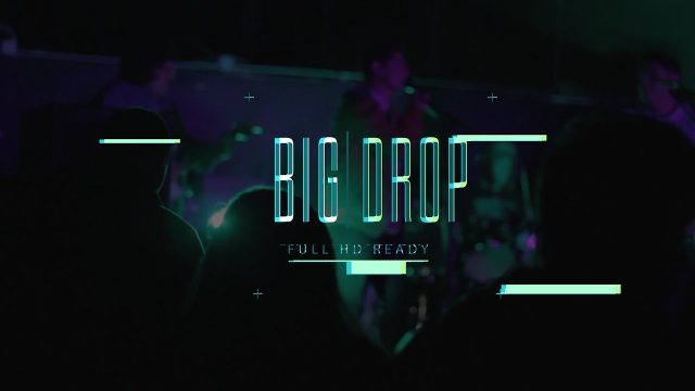 Dirty and Grunge Glitch Intro with Outline Text in 4K UHD for After Effects