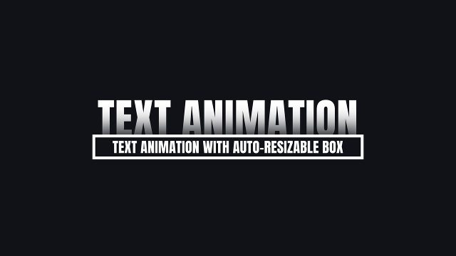 Dotted Line Boxed Caption Text Animation After Effects Project