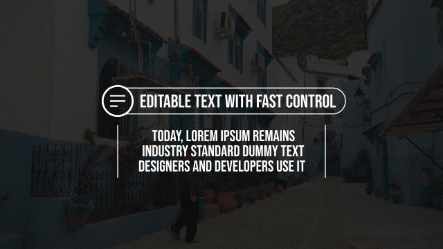 Minimal Pill Button Headline for Vlogs – Free After Effects