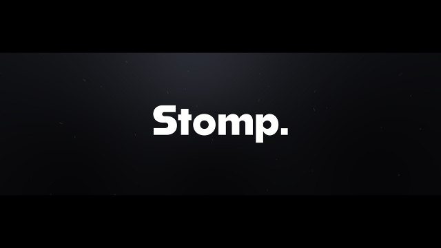4K Stomp Typography with Vibrating Underline Streak After Effects Template