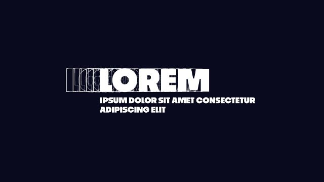 Clean Kinetic Typography