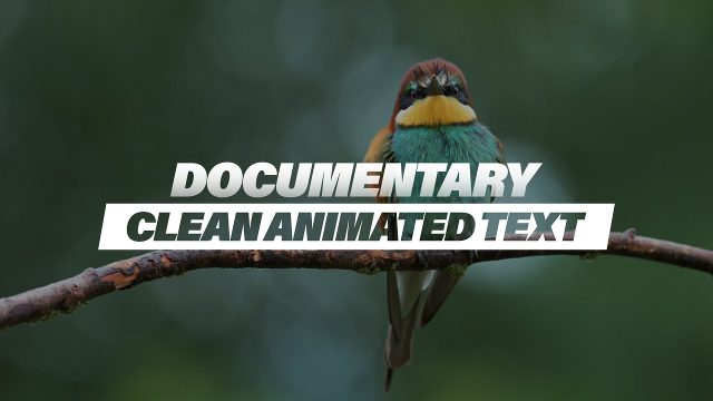 Fresh Cinematic Motion Typography for Premiere Pro
