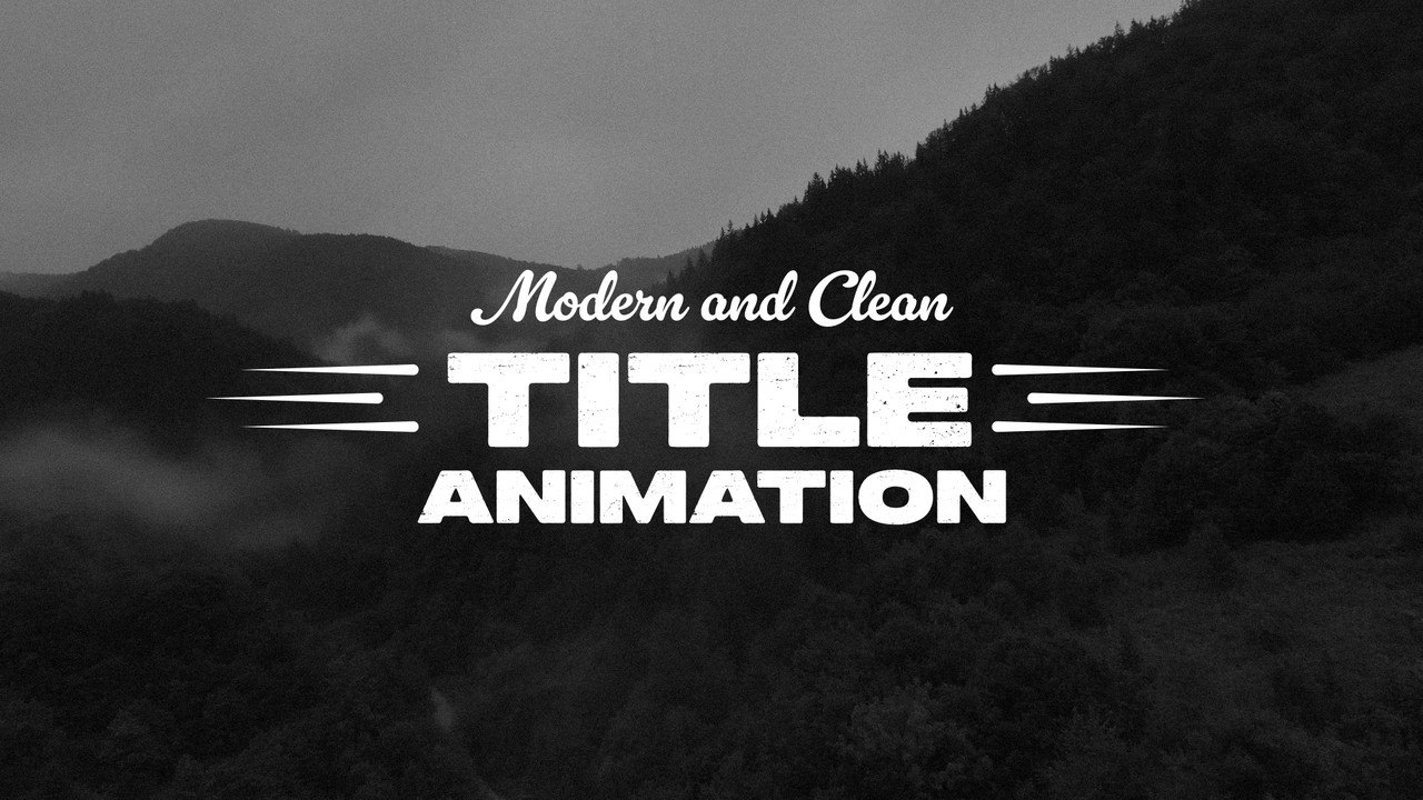 Motion Streak Typography Animation with Wide Caps and Script Premiere Pro MOGRT
