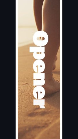 Vertical Cinematic Film Look Slideshow featuring Sliding Letterbox Premiere Pro MOGRT