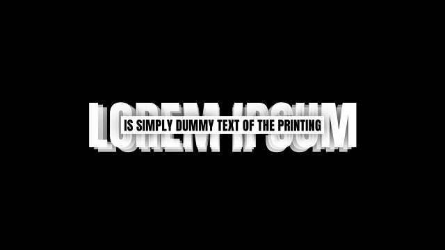 Crossing Strip Caption Bold Headline Kinetic Typography After Effects Project