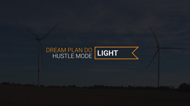 Dream Plan Do Ribbon Title Free After Effects Template