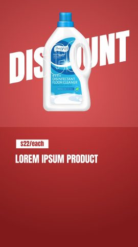 Vertical Black Friday and Cyber Monday Discount Story featuring Price Tag Badge After Effects Template