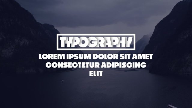 Boxed Word and Bold Copy Clean Shadow Typography for Esports Streams Premiere Pro Template