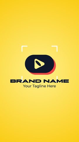 Trendy Vertical Logo Animation After Effects Template