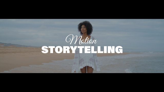 Storytelling Titles featuring Letterbox Strip and Expressive Words After Effects Template