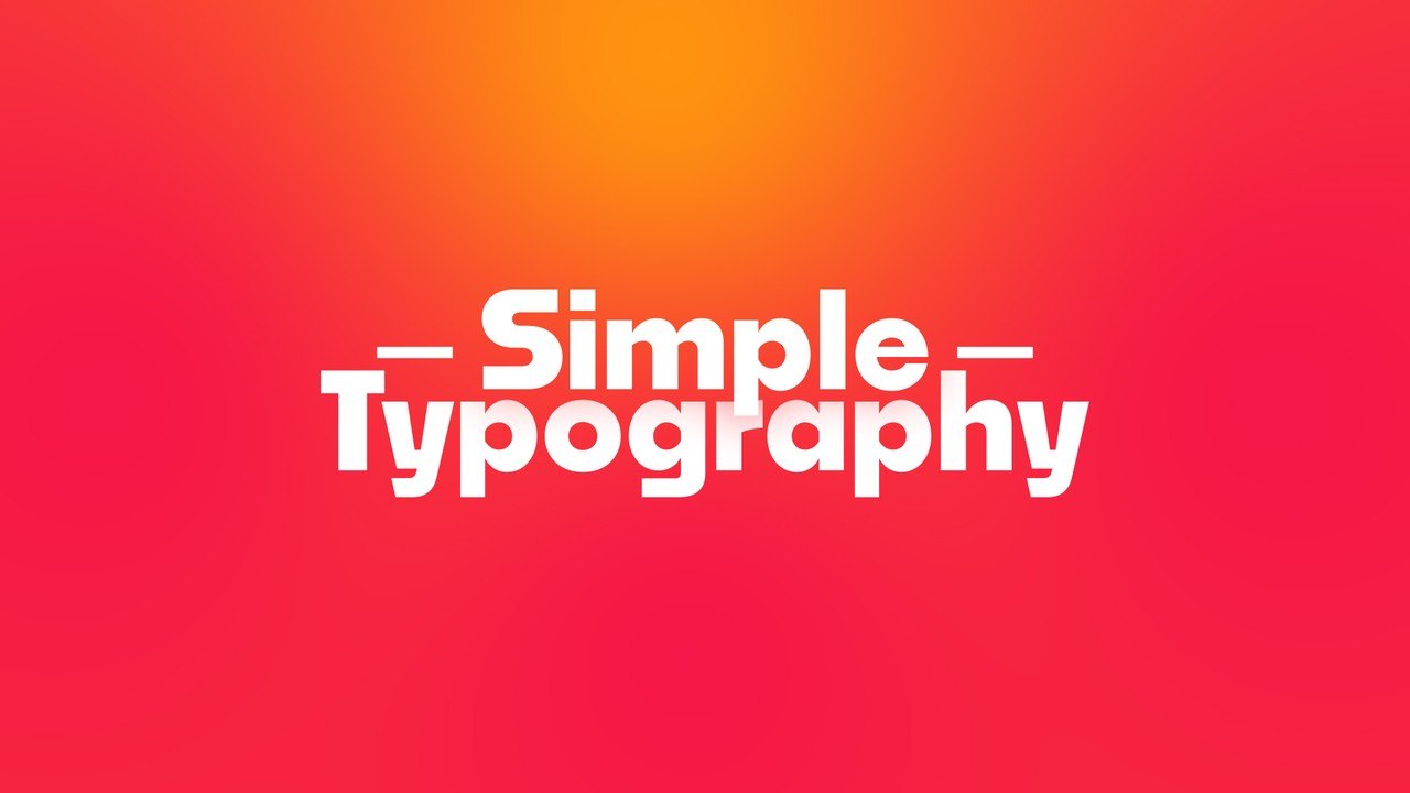 Dash Flanked Word Pair Heading Typography Premiere Pro MOGRT