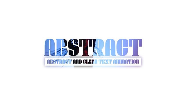 Corporate Abstract and Clean Text Animations with Media Letters After Effects Project