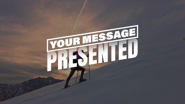 Framed Message Title Animation Tipping to Slanted Lines Premiere Pro MOGRT