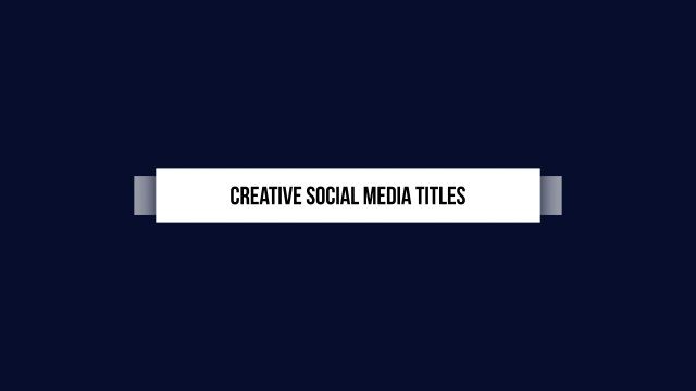 YouTube Grey Cap Label Typography – Free Premiere Pro Template