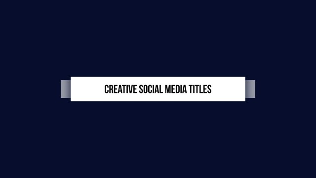 YouTube Grey Cap Label Typography – Free Premiere Pro Template