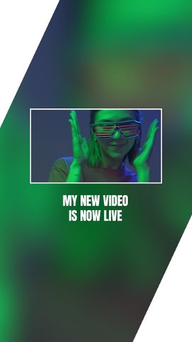Vertical YouTube Clip Frame Story Slideshow Premiere Pro MOGRT