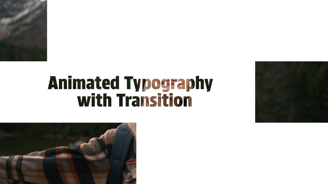 Celebration Block Mosaic Typography Transition After Effects Template