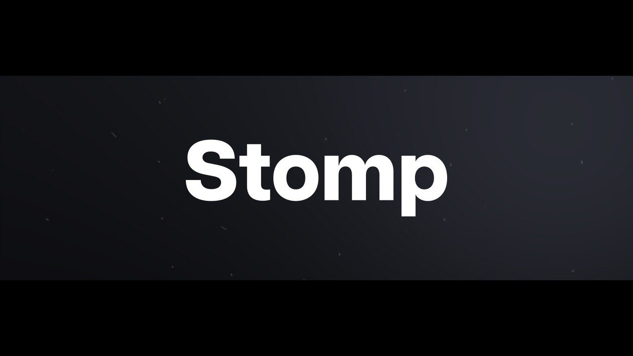 Kinetic Promo Texts with Spinning Words on Gray Strip Premiere Pro MOGRT