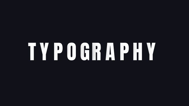 Creative Perspective Drop Letters Typography Opener After Effects Template Pack