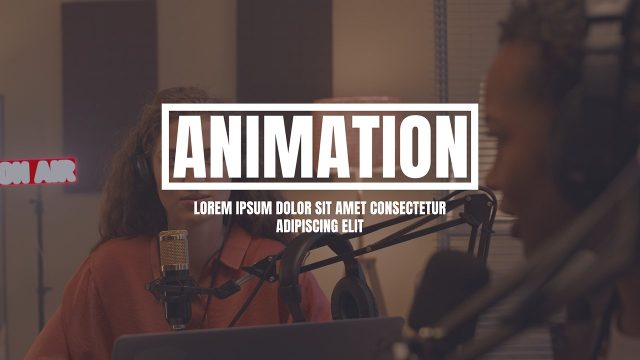 Framed Word and Body Text Title Animations for Charity Campaigns Premiere Pro Motion Graphics Template