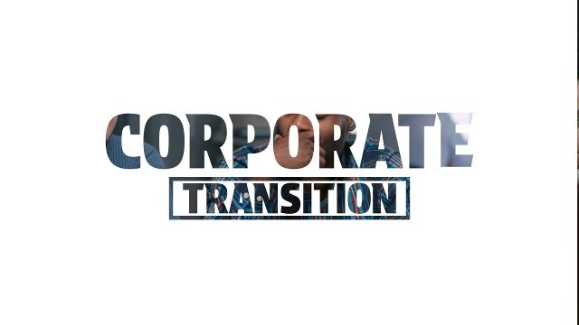 Animated Corporate Transition featuring Stacked Heading and Boxed Line for Corporate Videos Premiere Pro MOGRT Templates