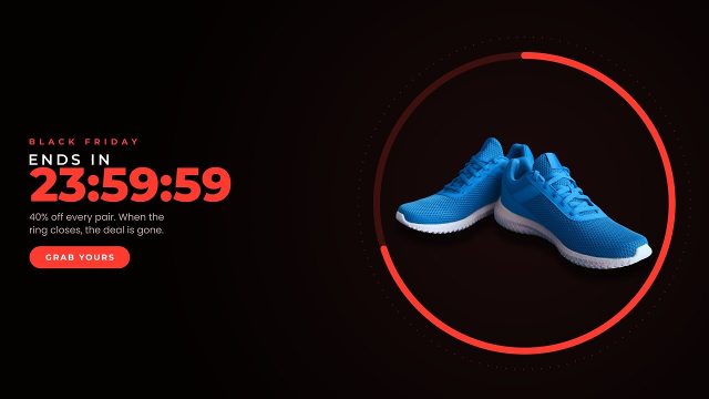 Timer Ring Digits Retail Promotion with Price Drop Premiere Pro Template