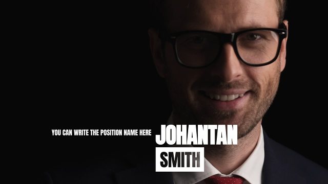 Corporate Name Lower Thirds with Highlighted Surname and Role Line After Effects Template