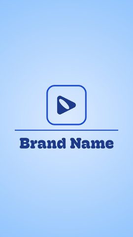 Glossy and Stylish Vertical Logo Animation