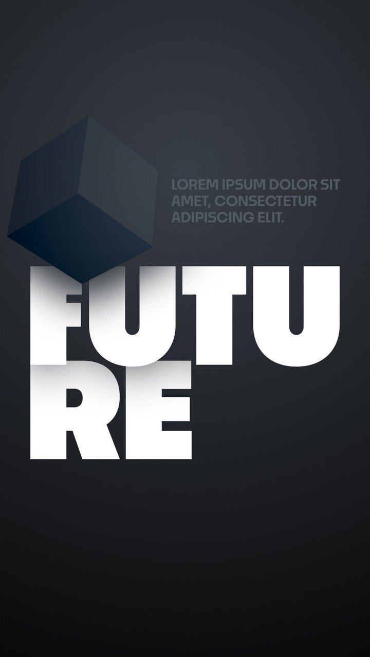 Vertical 3D Prism Split Word Title Animations After Effects Template