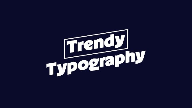 Tilted Trendy Typography Animation in Layered Cards After Effects Templates