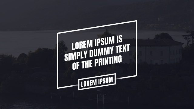 Outline Tag Expanding into a Tipped Corporate Quote Card Text Animations After Effects Template