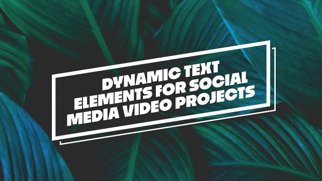 Minimal Business Animated Text After Effects Template